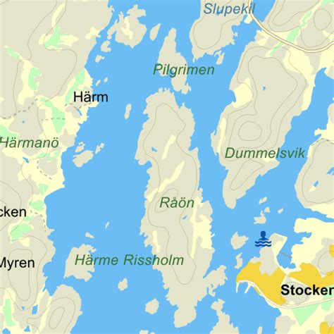 Skärgårdsbilder, karta över Stockholms skärgård, the Stockholm archipelago