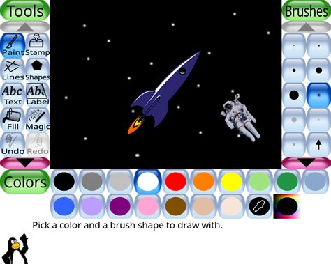 tux paint 3d game