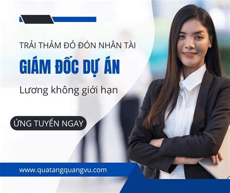 tuyển dụng giám đốc điều hành dự án xây dựng