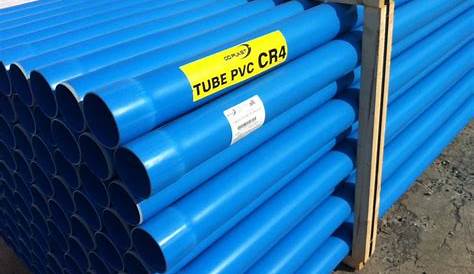 Tube PVC épandage diamètre 100 CR4 HN bleu longueur 4m