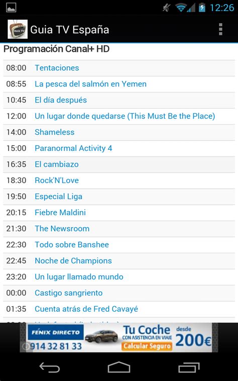 Spanish TV Guide Appstore for Android