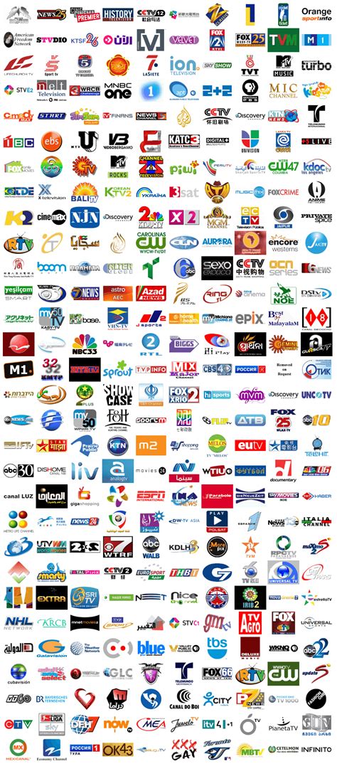 tv channel logos and names