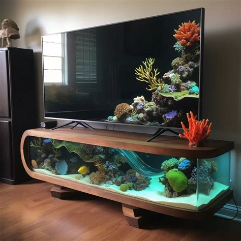 Tv Console Aquarium