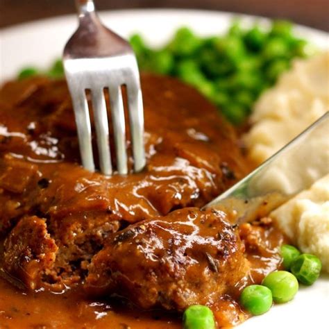 tv dinner salisbury steak recipe