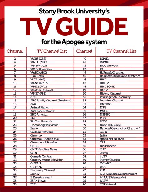 tv guide for today