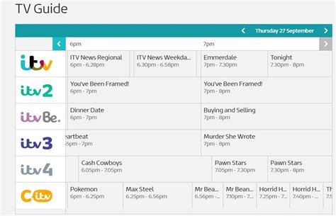 tv listings for tonight itv