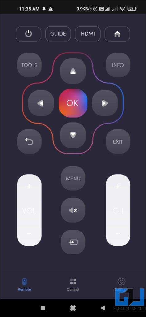 Tv Remote Control App For Android Without Wifi