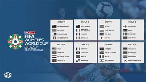 tv schedule for women's world cup 2023