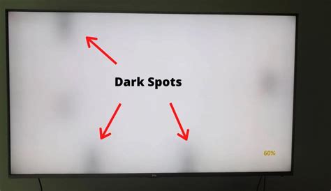 Tv Screen Dark Spots