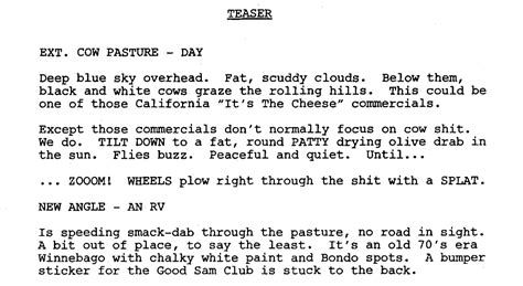 tv script writing examples