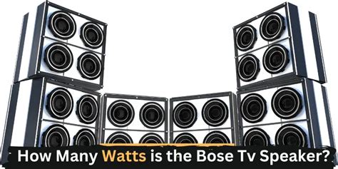 Tv Speaker Watts