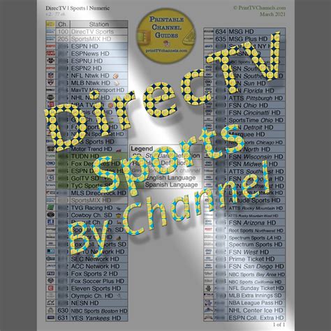tv sports schedule today channel guide