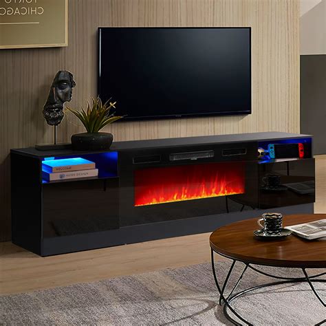 Tv Stand Fireplace Led