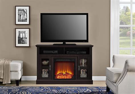 tv stand with fireplace amazon