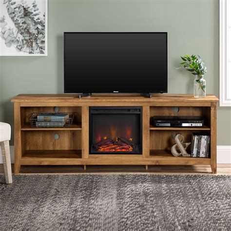 tv stand with fireplace and mount