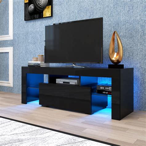 tv stands with lighting