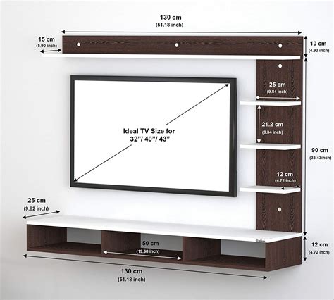 Tv Wall Unit Standard Size