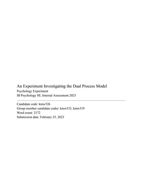 tversky and kahneman dual processing model