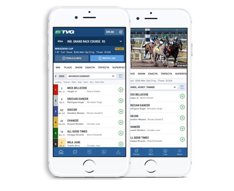 TVG Review TVG Bonus Codes And Mobile Betting App