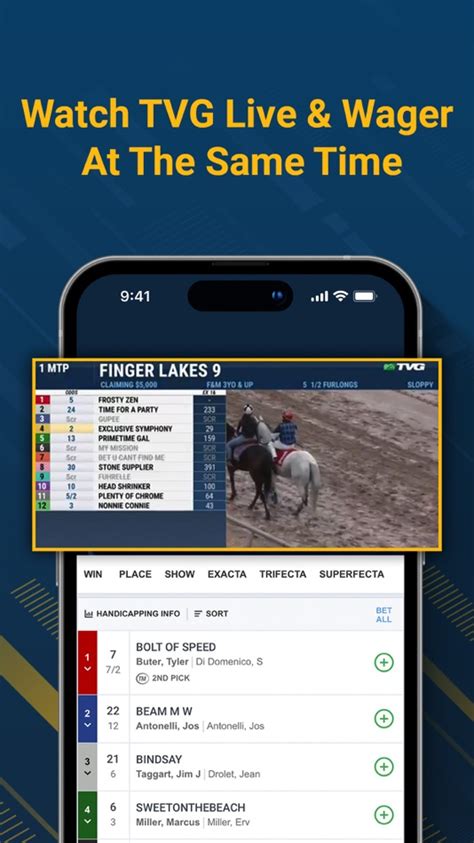 tvg - horse racing betting app