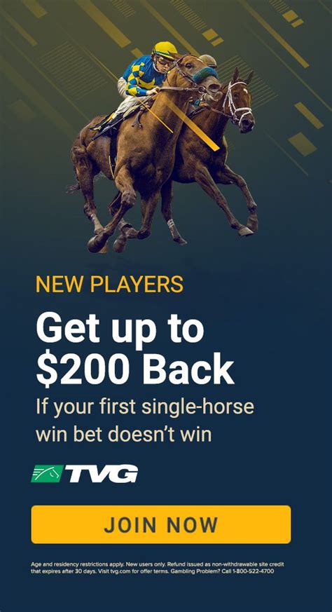 tvg horse racing betting online tips