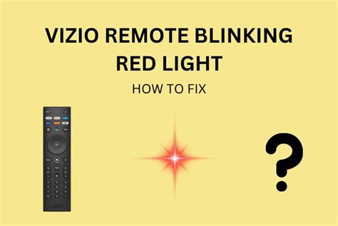 tvision remote blinking red