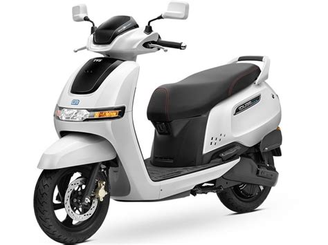 tvs ev scooter on road price