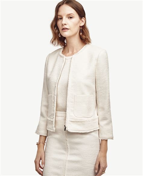 Tweed Jacket White