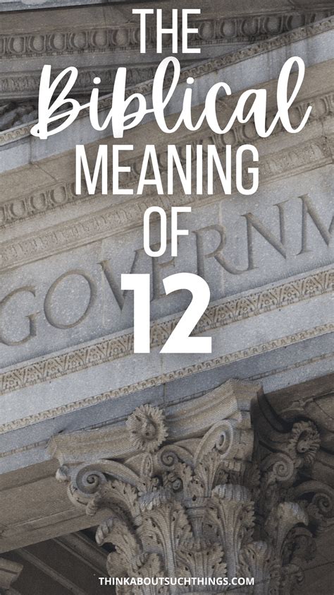 twelve biblical meaning