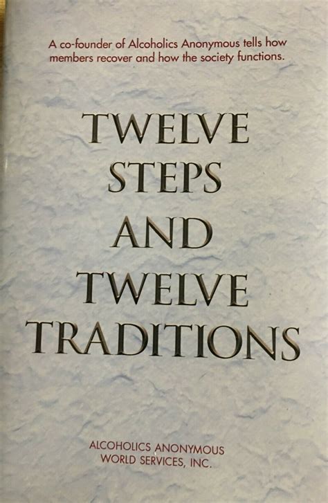 twelve steps twelve traditions book
