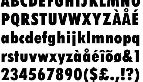 Twentieth Century Condensed UltraBold Font - What Font Is