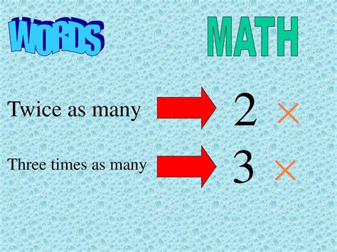 twice as many meaning in math examples