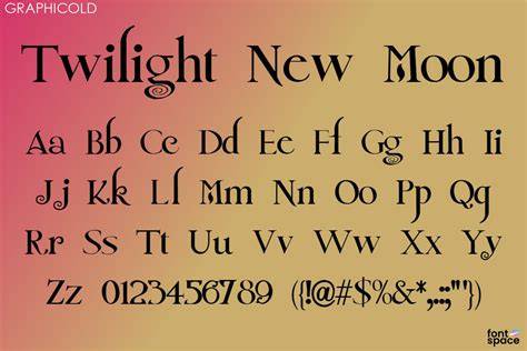 Download free Twilight Regular font