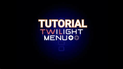 twilight menu tutorial