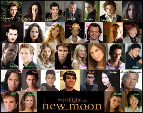 twilight new moon cast list