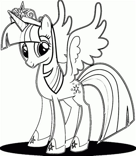 twilight sparkle colouring pages