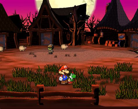 Twilight Town Paper Mario