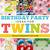 twin girl 2nd birthday party ideas