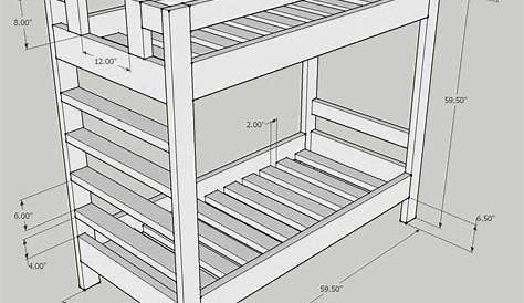Twin Size Loft Bed Plans Free Woodworking To Build A Low Bunk