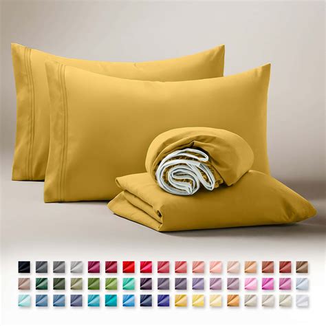 Twin Bed Sheets Yellow