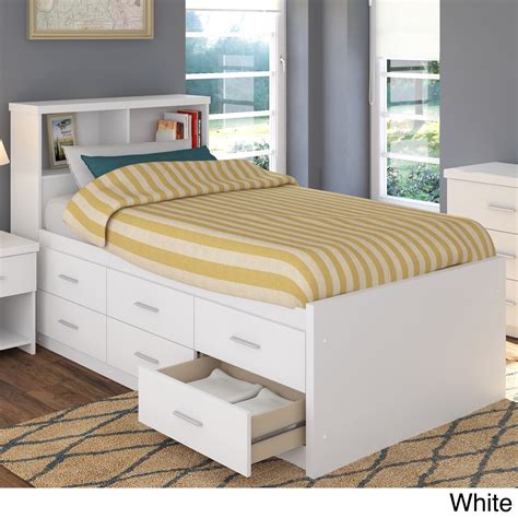 home.furnitureanddecorny.com:twin bed with storage and headboard