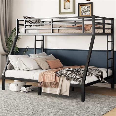 Twin Over Queen Bunk Bed Set