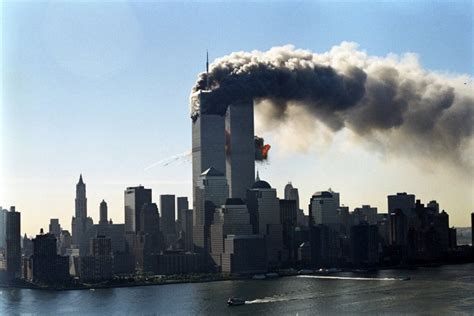 twin towers hit by planes