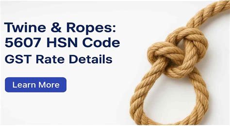 Twine Hsn Code