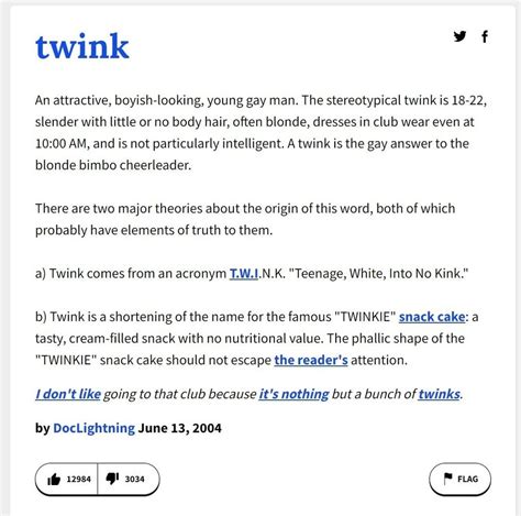twink urban dictionary