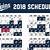 twins schedule 2018 printable