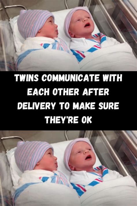 twins that only talk to each other