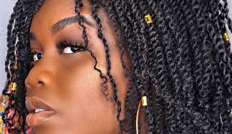 Twist Natural Hair Styles For Black Girls Short Flat styles Women -