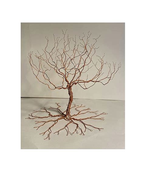 Twisted Copper Wire Tree Sculpture