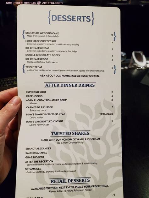 Twisted Tree Menu St Louis